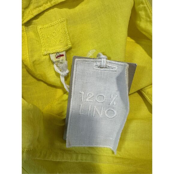 120% Lino Resort Linen Single-Tiered Swing Dress Size 46(US10) $375 - Picture 10 of 11